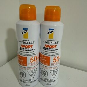 Garnier Ombrelle Sport SPF 50+ Sunscreen Spray- set of 2 Brand New